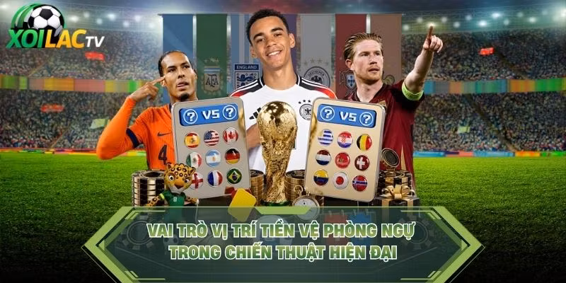 Vai Trò Vị Trí Tiền Vệ Phòng Ngự Trong Chiến Thuật Hiện Đại